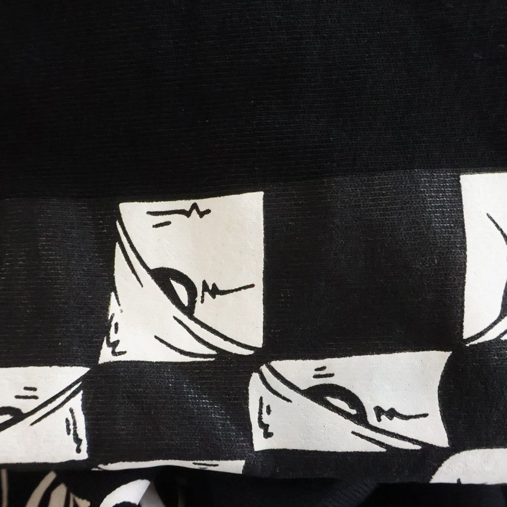 CHROME HEARTS(クロムハーツ) ×MATTY BOY 99eyes マッティボーイ 袖プリントバックホースシュー ダブルフード プルオーバーパーカー ブラック