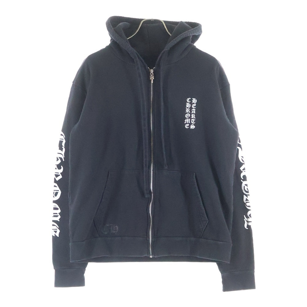 CHROME HEARTS(クロムハーツ) SWTSHRT HD ZIP アームロゴ ジップアップパーカー