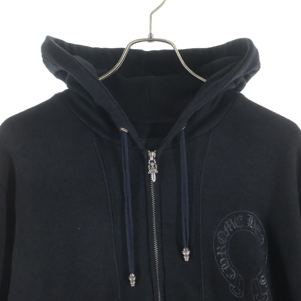 CHROME HEARTS(クロムハーツ) ×MATTY BOY バックプリントダガージップアップパーカー ブラック