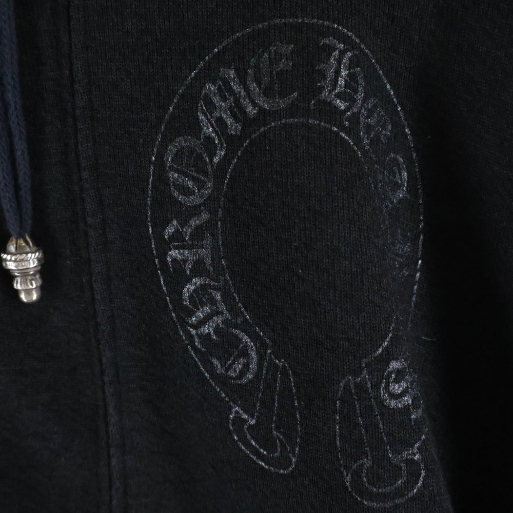 CHROME HEARTS(クロムハーツ) ×MATTY BOY バックプリントダガージップアップパーカー ブラック