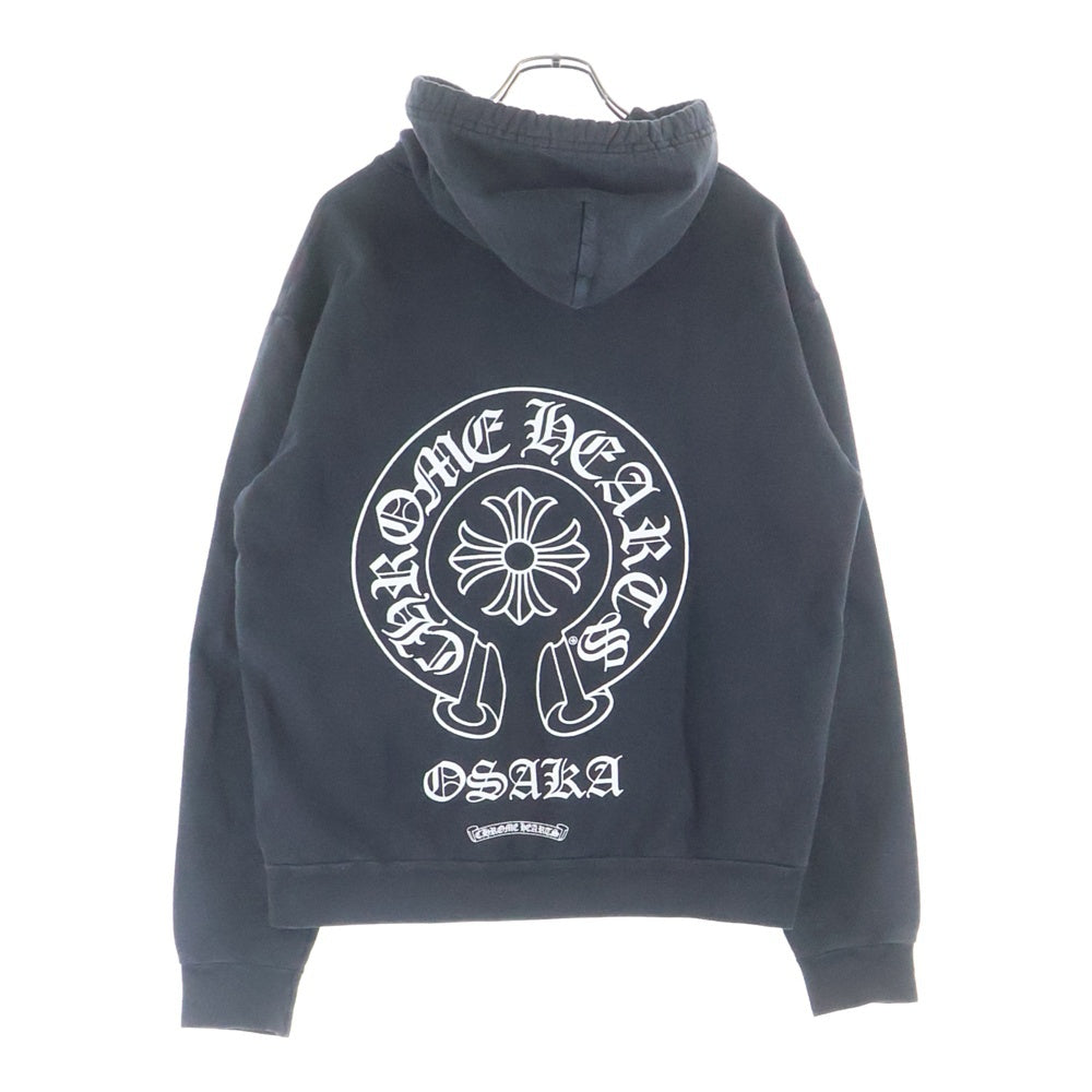 CHROME HEARTS(クロムハーツ) SWTSHRT PLVR OSAKA 大阪限定プリント プルオーバーパーカー フーディー ブラック