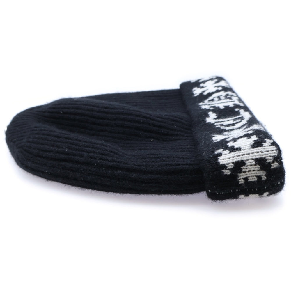 CHROME HEARTS(クロムハーツ) BIG DADDY ビッグダディ スターボール付きカシミヤニットビーニーニットキャップ ブラック