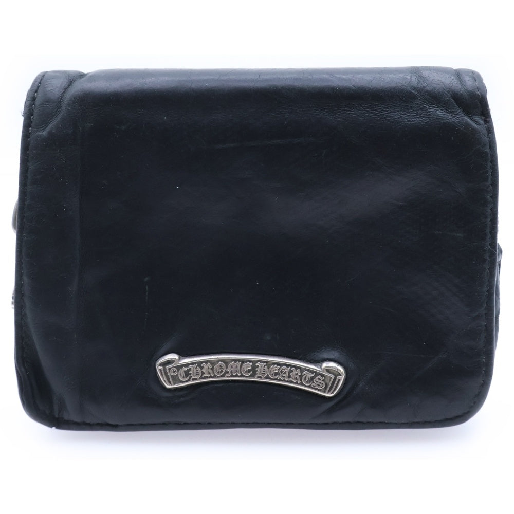 CHROME HEARTS(クロムハーツ) JOEY ジョーイ レザーウォレット 財布 ブラック BCA365
