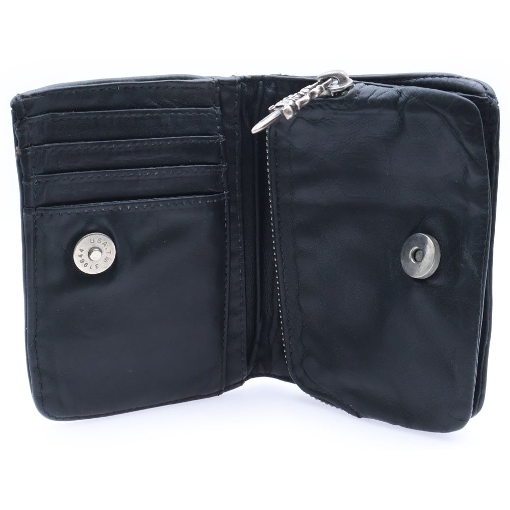 CHROME HEARTS(クロムハーツ) JOEY ジョーイ レザーウォレット 財布 ブラック BCA365