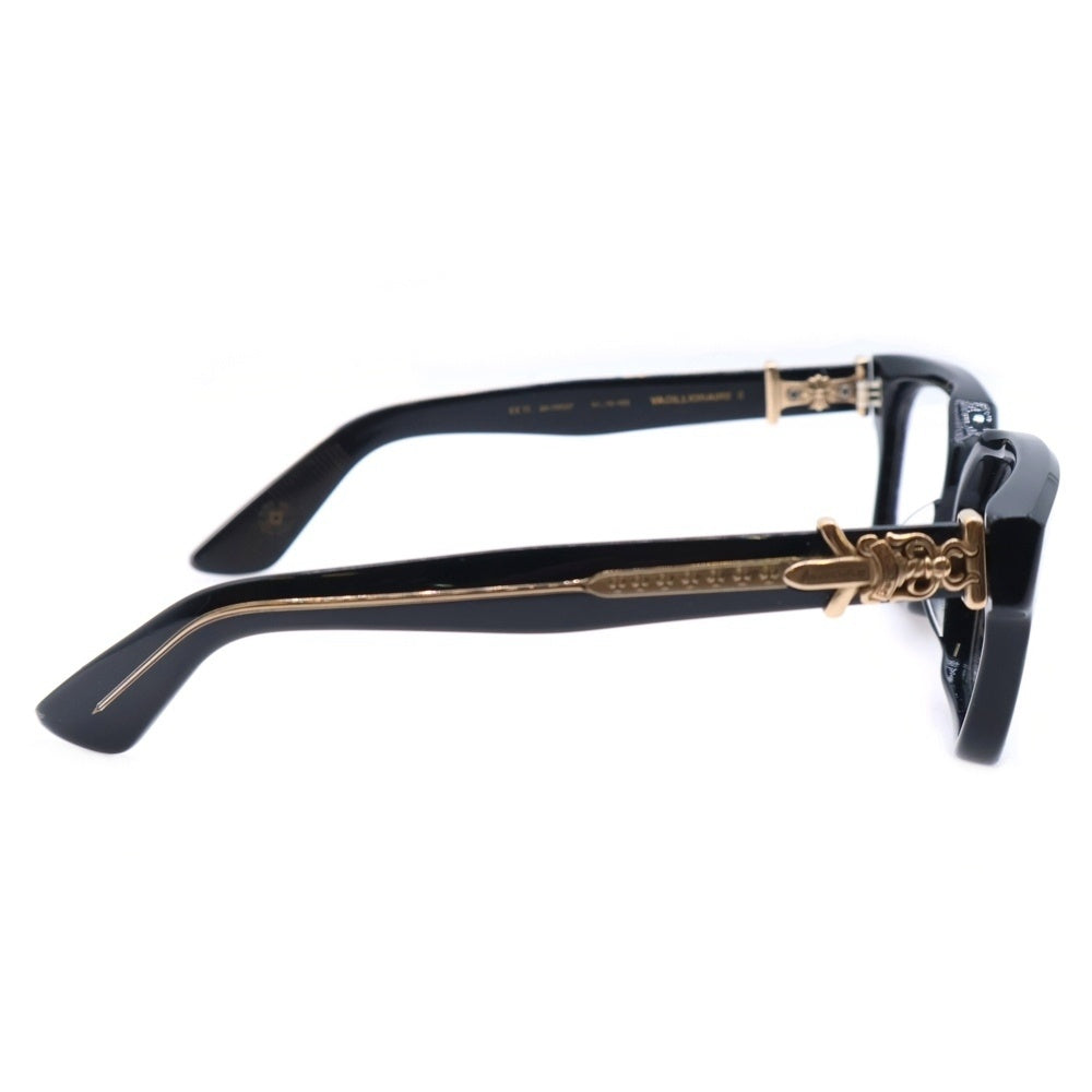 CHROME HEARTS(クロムハーツ) 54□19-152 VAGILLIONAIRE II サイドダガーウェリントンフレームサングラス 眼鏡