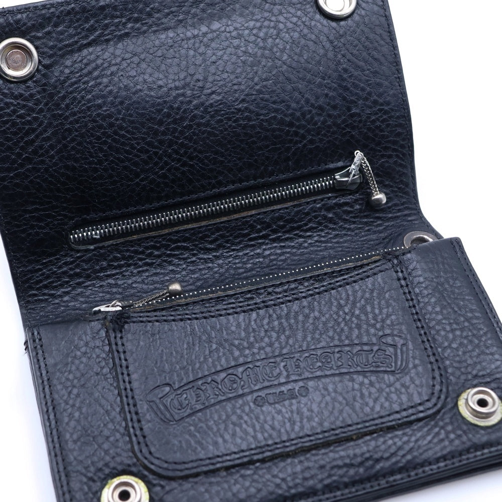 CHROME HEARTS(クロムハーツ) 2ZIP 2ジップ クロスボールボタンレザー