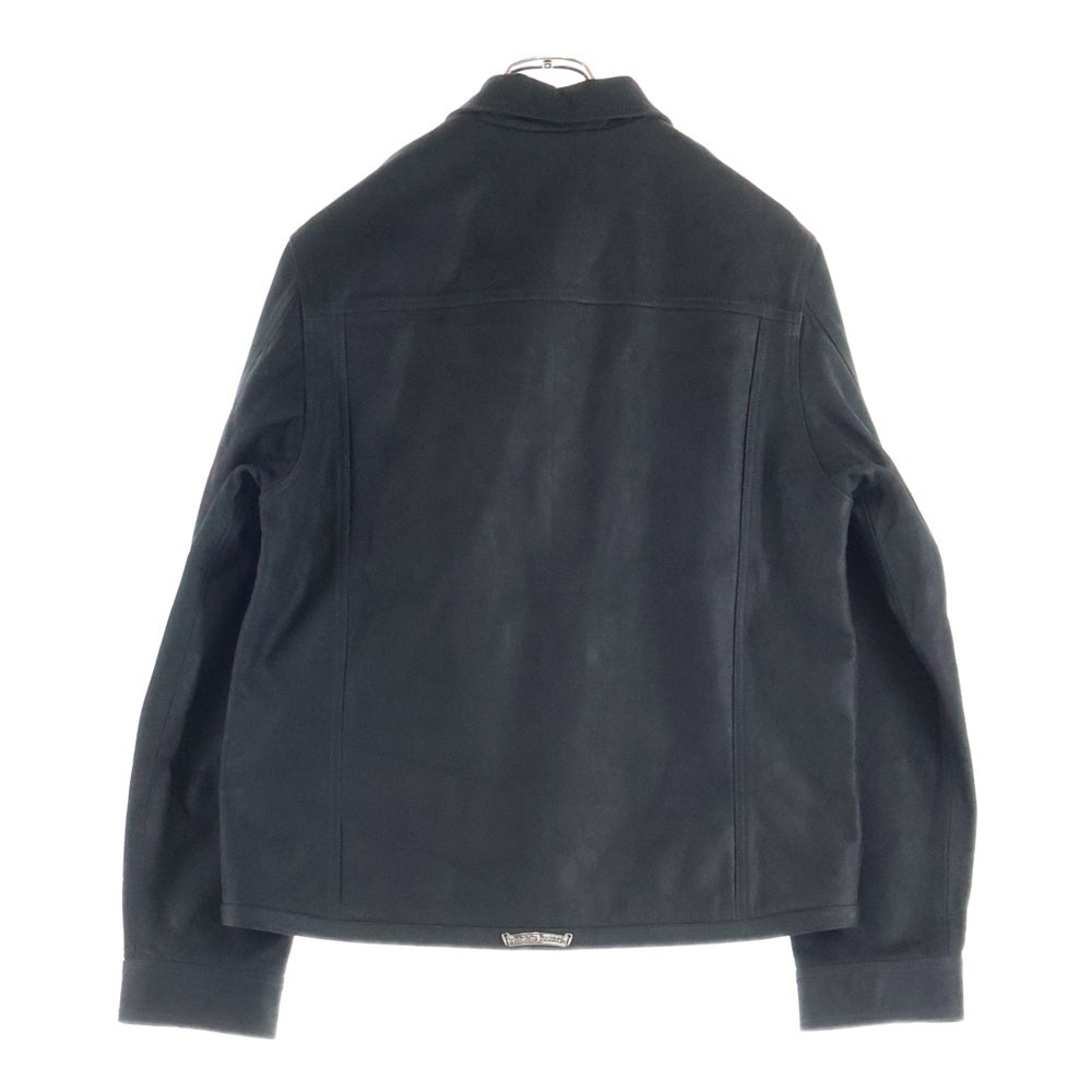 CHROME HEARTS(クロムハーツ) WHIPLASH LEATHER JACKET ウィップラッシュ 裏地キルティングレザージャケット ブルゾン