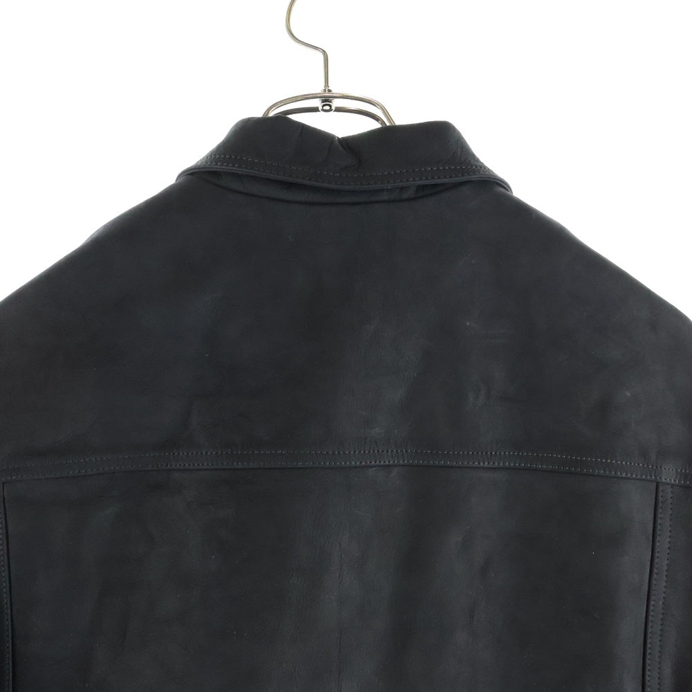 CHROME HEARTS(クロムハーツ) WHIPLASH LEATHER JACKET ウィップラッシュ 裏地キルティングレザージャケット ブルゾン