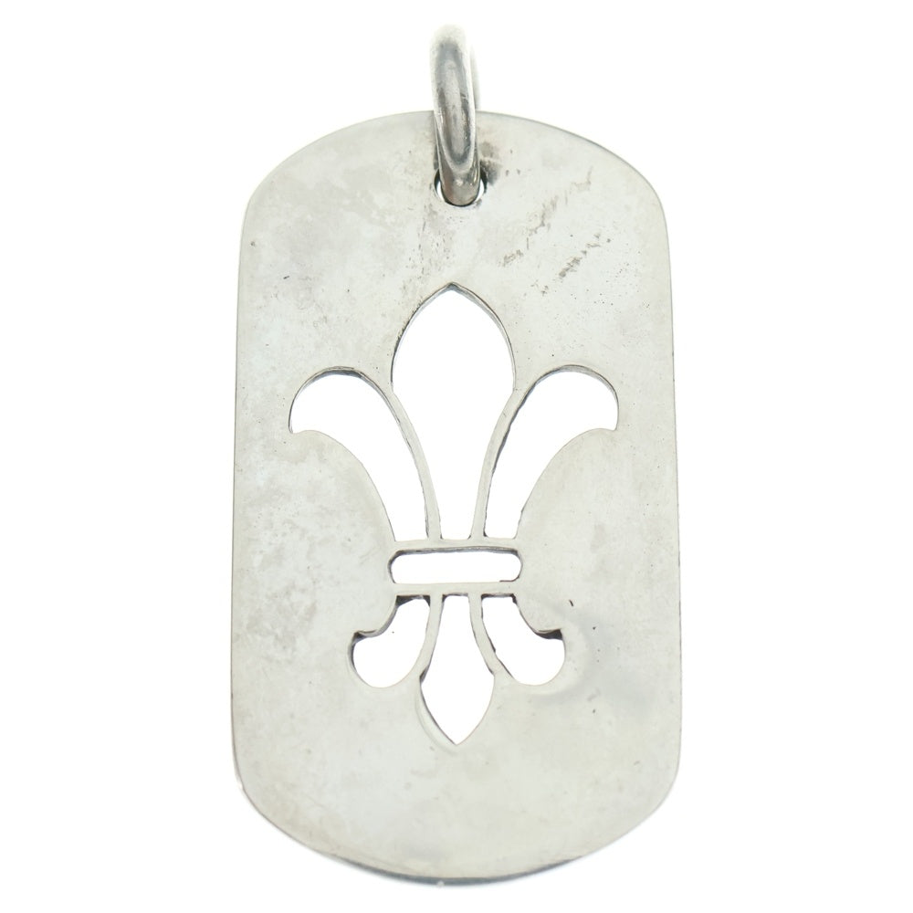 CHROME HEARTS(クロムハーツ) D TAG LRG ラージドッグタグ BSフレアラージドッグタグネックレストップ シルバー