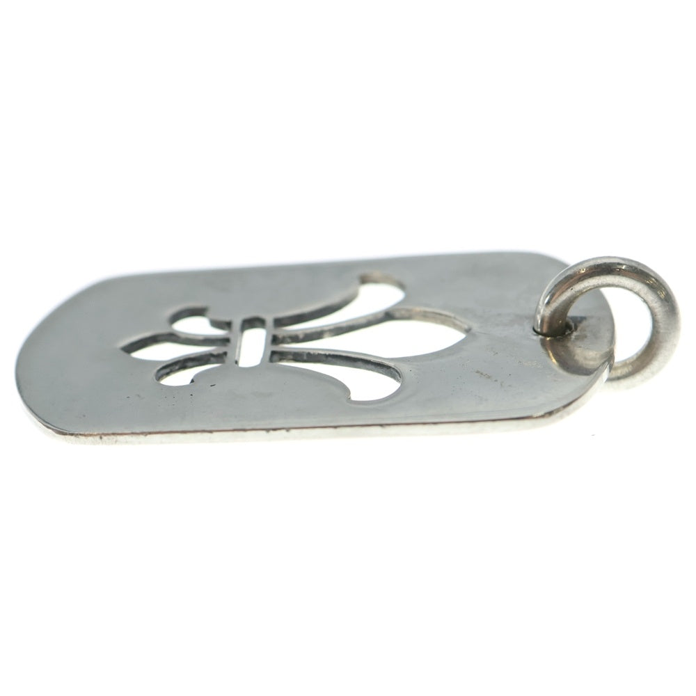 CHROME HEARTS(クロムハーツ) D TAG LRG ラージドッグタグ BSフレアラージドッグタグネックレストップ シルバー
