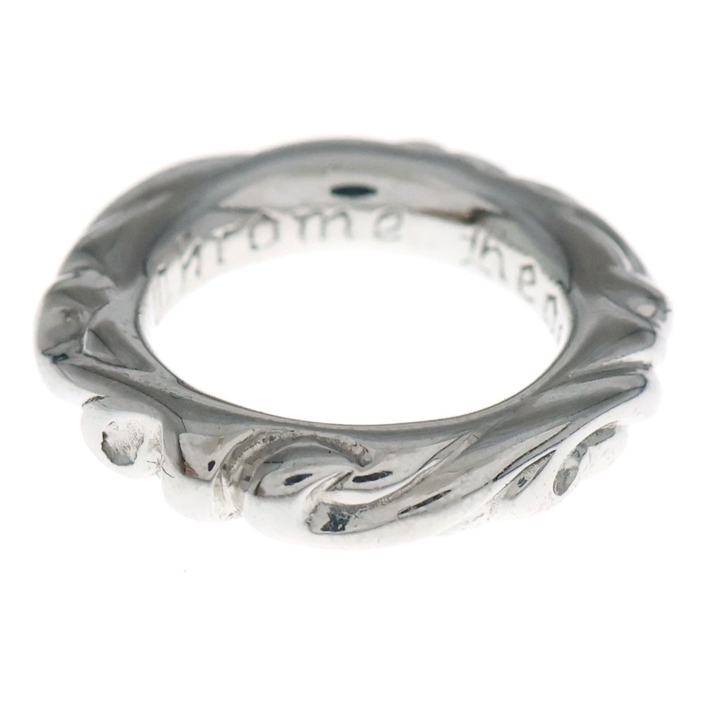 CHROME HEARTS(クロムハーツ) 18KWG SCRL BAND スクロールバンド ホワイトゴールドリング