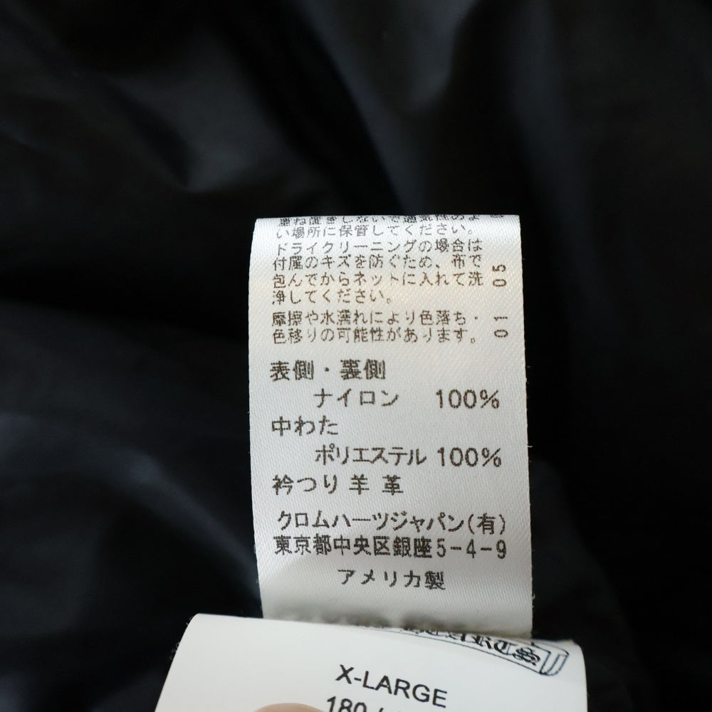 CHROME HEARTS(クロムハーツ) RIGGINS FBRC CHプラス総柄クロスボタンナイロンコーチジャケット ブラック