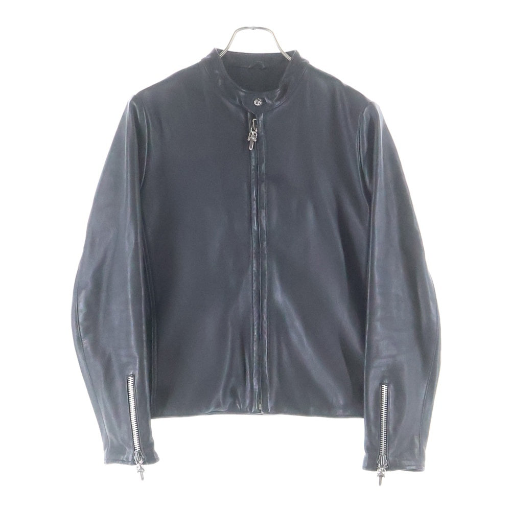 CHROME HEARTS(クロムハーツ) RACING2 レーシング2 ダガージップシングルライダースレザージャケット ブラック