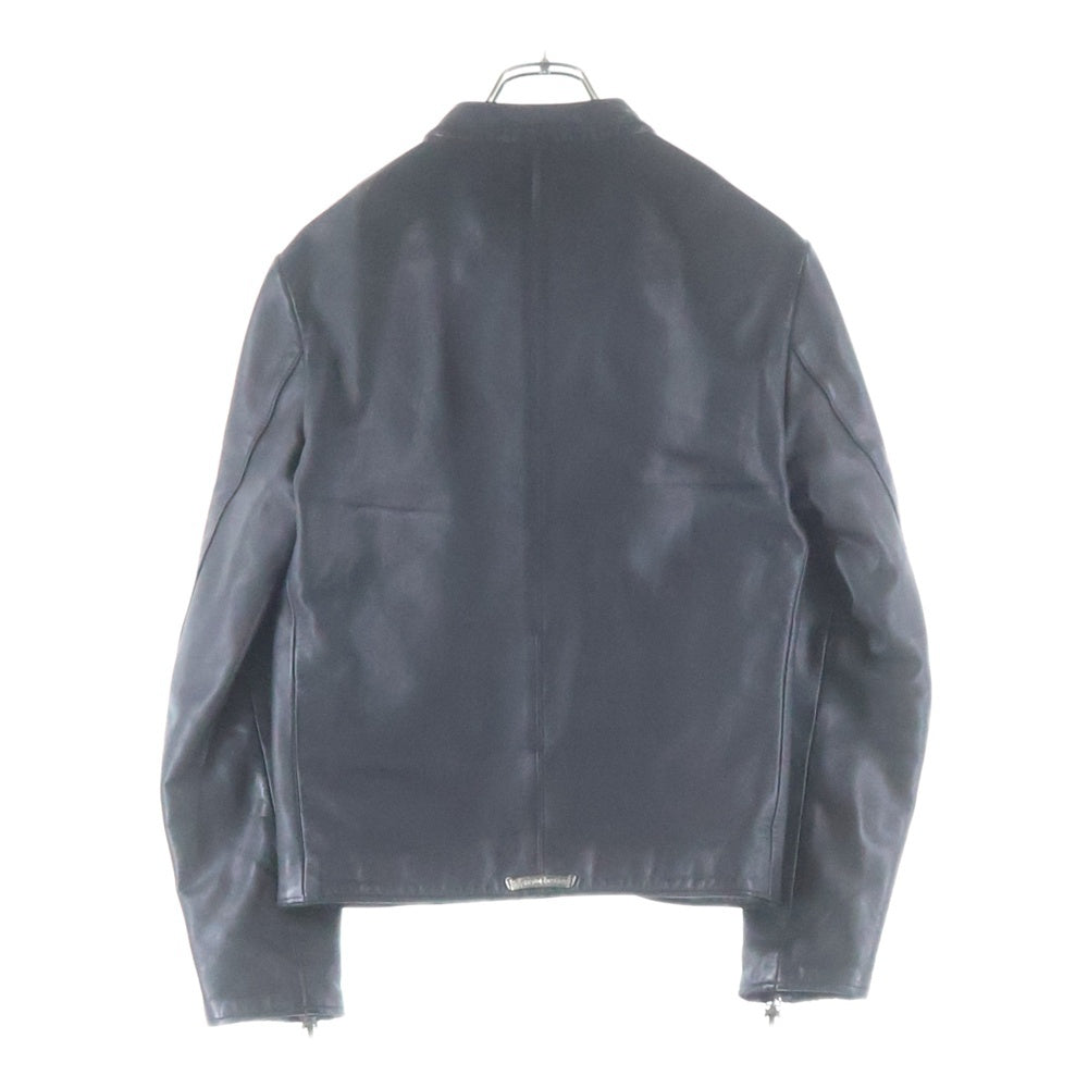 CHROME HEARTS(クロムハーツ) RACING2 レーシング2 ダガージップシングルライダースレザージャケット ブラック