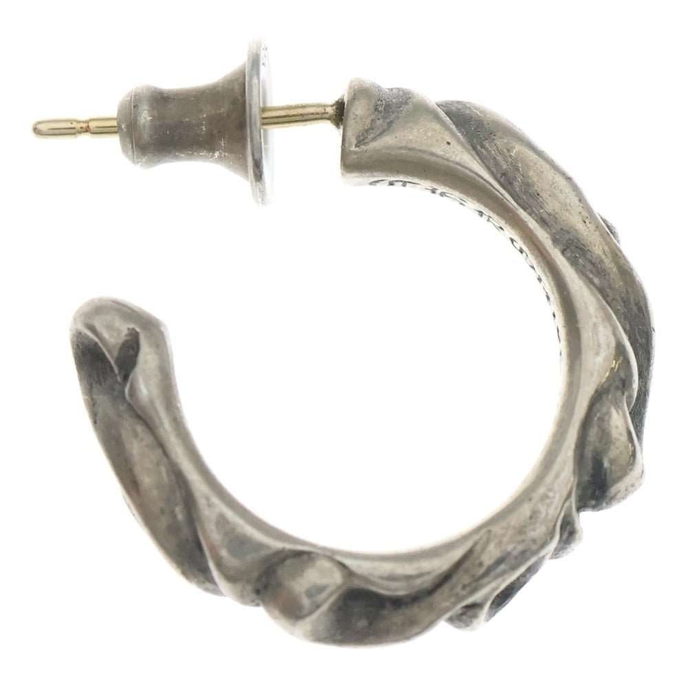 CHROME HEARTS(クロムハーツ) HOOP SCROOL 1 スクロールフープ シルバーピアス
