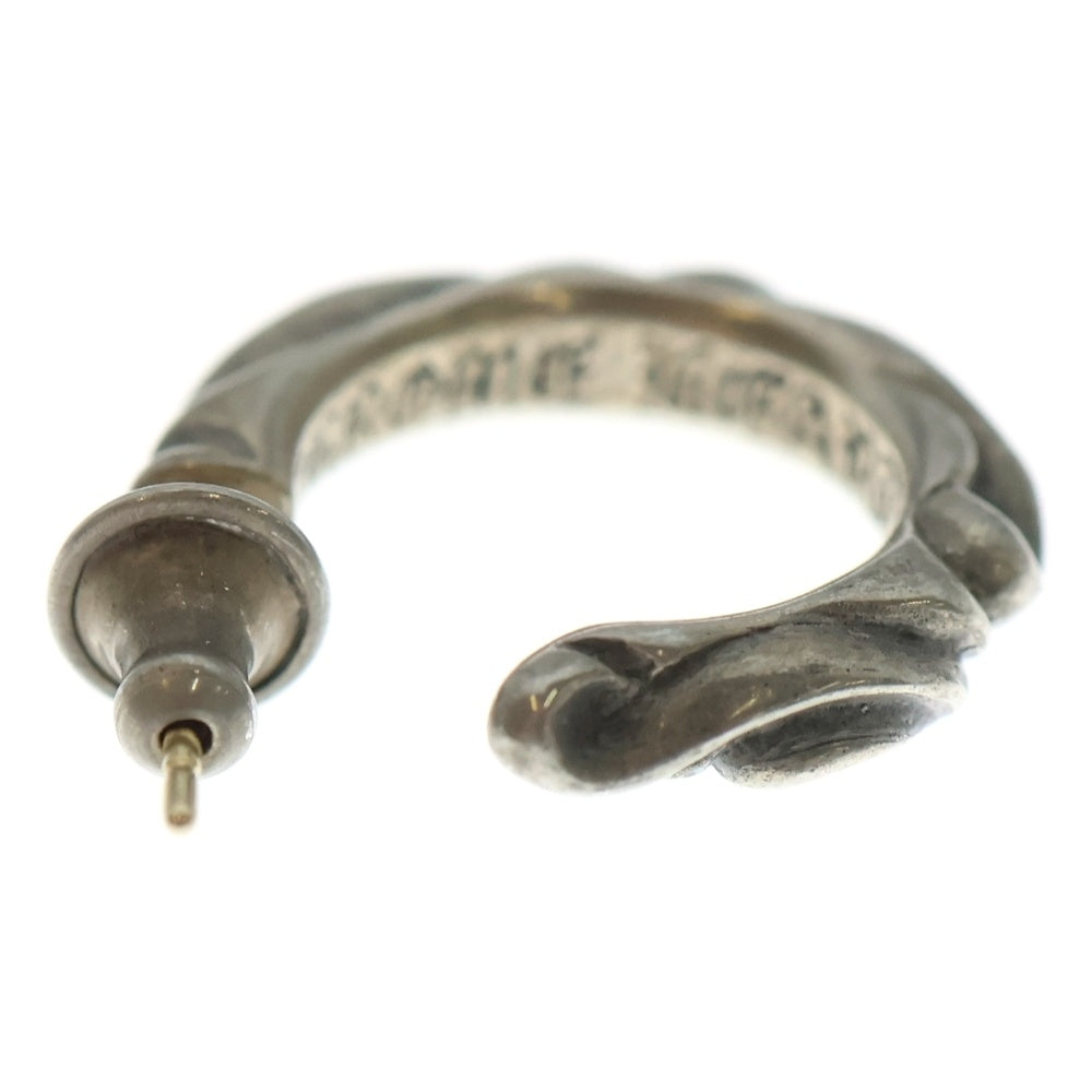 CHROME HEARTS(クロムハーツ) HOOP SCROOL 1 スクロールフープ シルバーピアス
