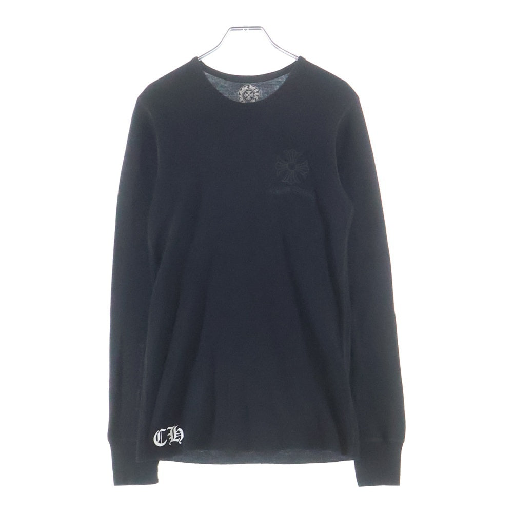 CHROME HEARTS(クロムハーツ) OLD CH L S CHプラスプリント サーマル長袖カットソー ブラック