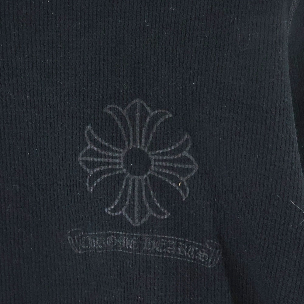 CHROME HEARTS(クロムハーツ) OLD CH L S CHプラスプリント サーマル長袖カットソー ブラック