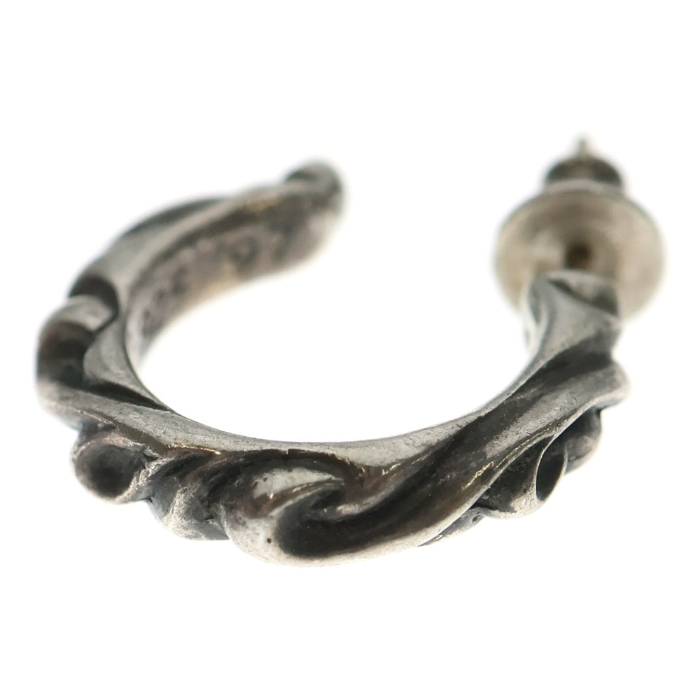 CHROME HEARTS(クロムハーツ) HOOP SCROOL スクロール フープピアス シルバー BCA102