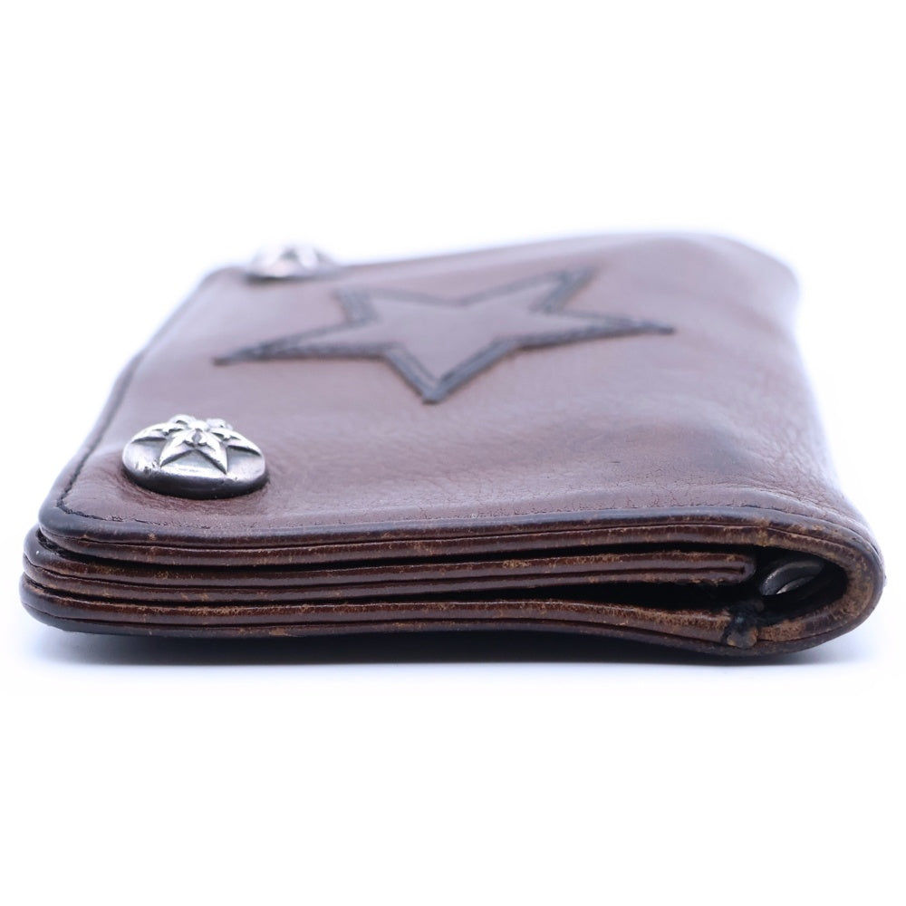 CHROME HEARTS(クロムハーツ) 1ZIP 1ジップ スターボタン レザー