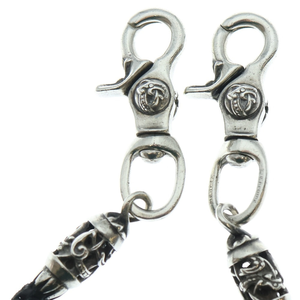 CHROME HEARTS クロムハーツ OTC SHORT-T 2クリップOTCショートケルティックローラーリンク シルバーウォレットチェーン CHROME HEARTS(クロムハーツ) OTC SHORT-T 2クリップOTCショート