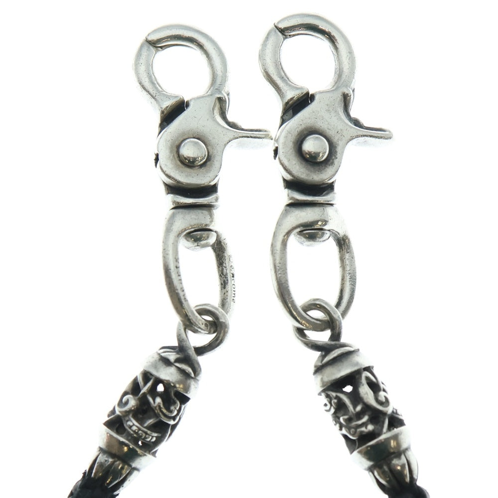 CHROME HEARTS(クロムハーツ) OTC SHORT-T 2クリップOTCショートケルティックローラーリンク シルバーウォレットチェーン