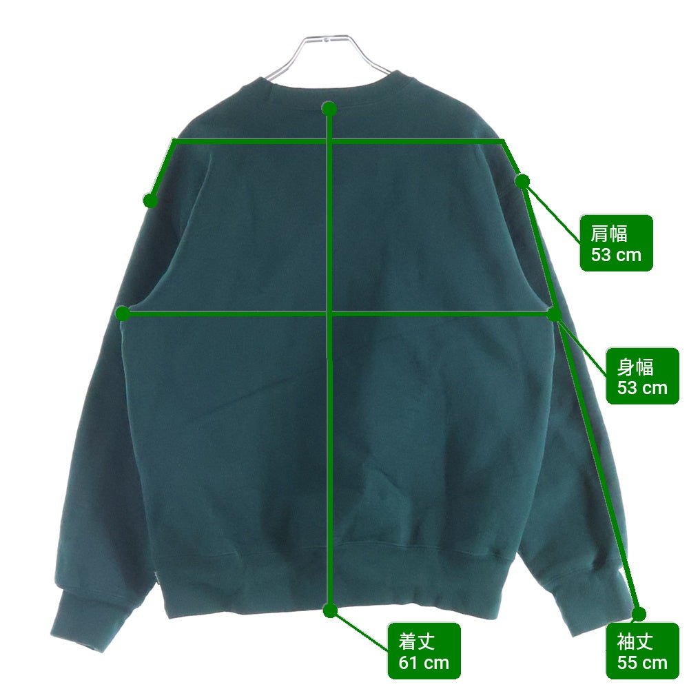 SUPREME(シュプリーム) 22AW Box Logo Crewneck Dark Pine シュプリーム ボックス ロゴ クルーネック グリーン