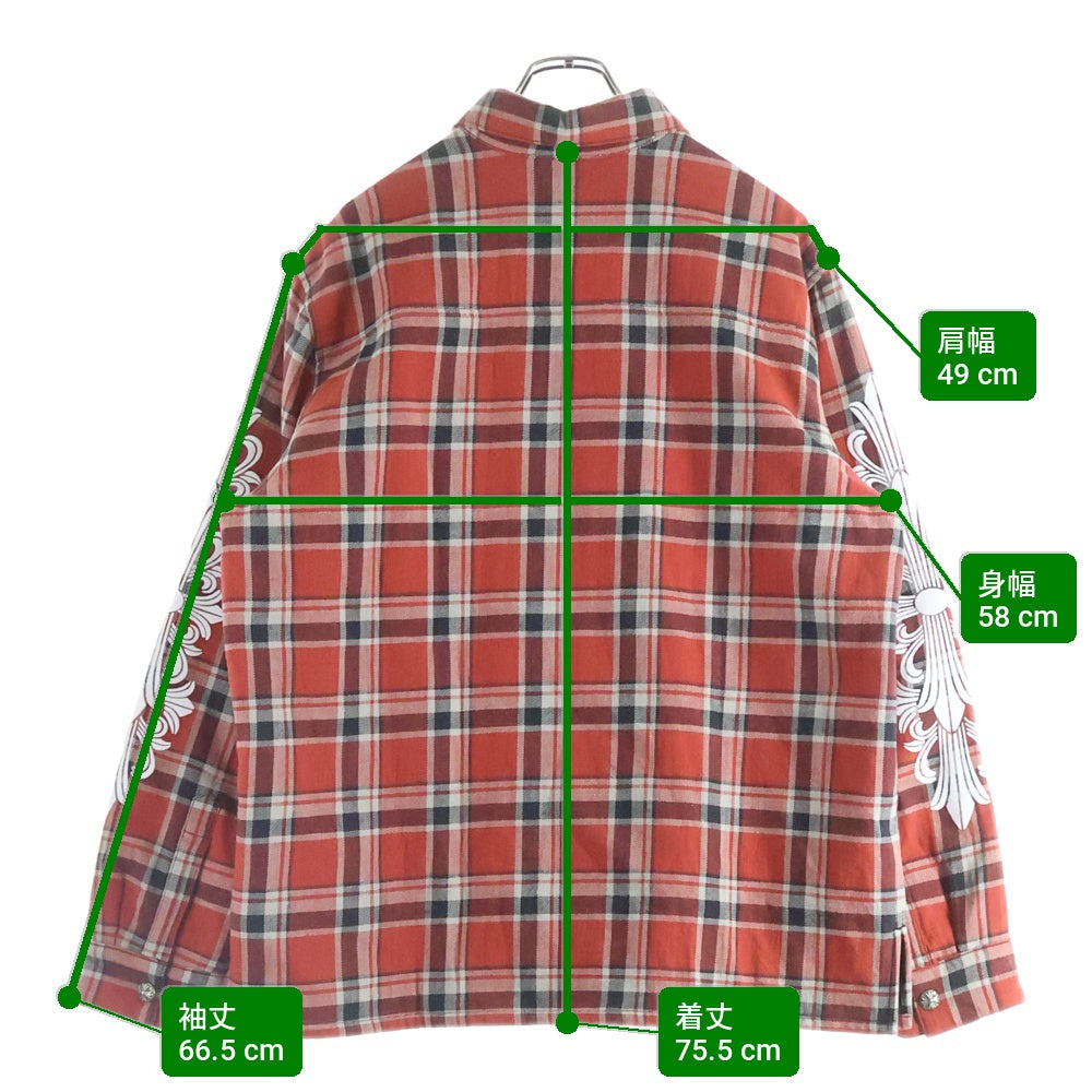 CHROME HEARTS(クロムハーツ) WORKN JNKYD PLD 袖フローラルチェック