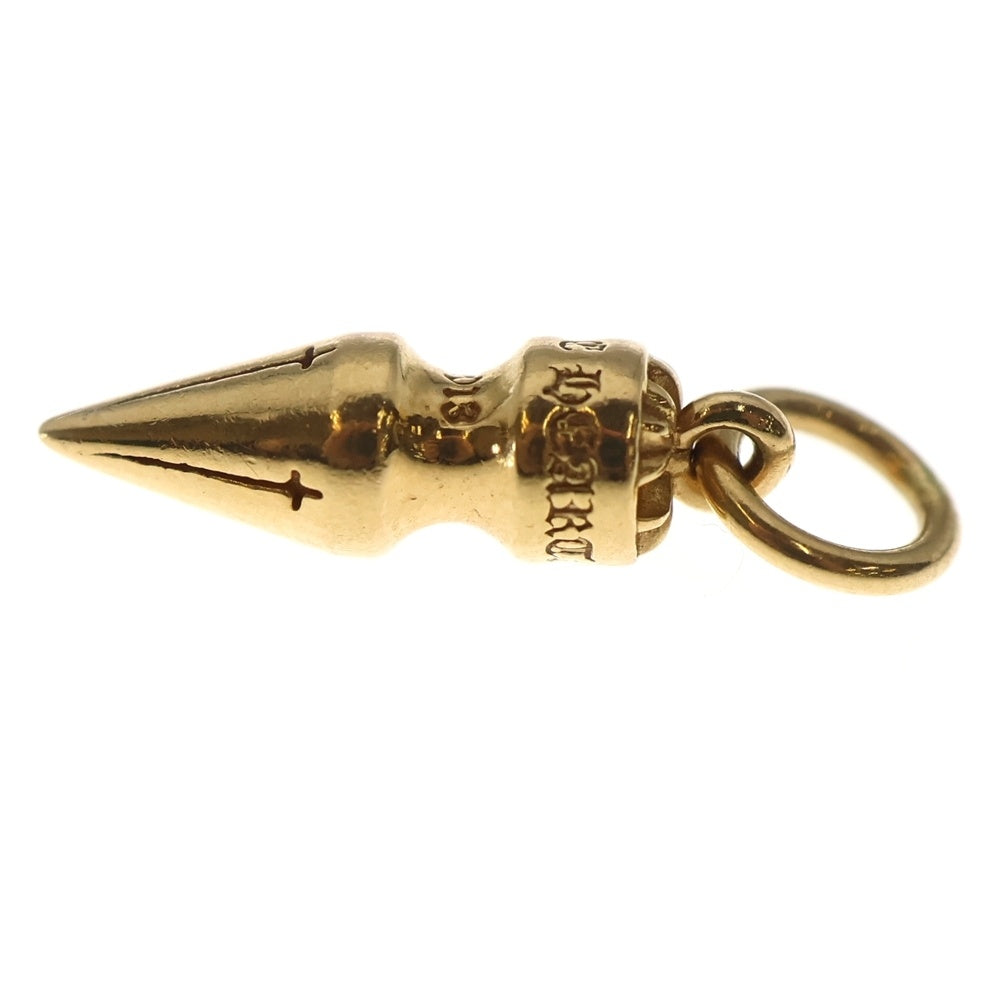 CHROME HEARTS(クロムハーツ) 22K SPIKE CHARM スパイク チャーム ゴールドネックレストップ