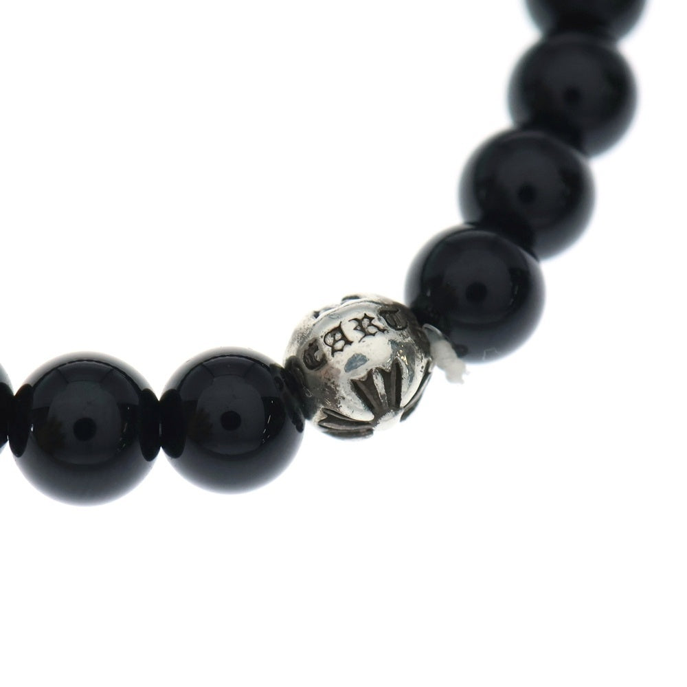 CHROME HEARTS(クロムハーツ) 6mm BEAD 6mmビーズブレス BEAD6mmビーズブレスレット ブラック/シルバー