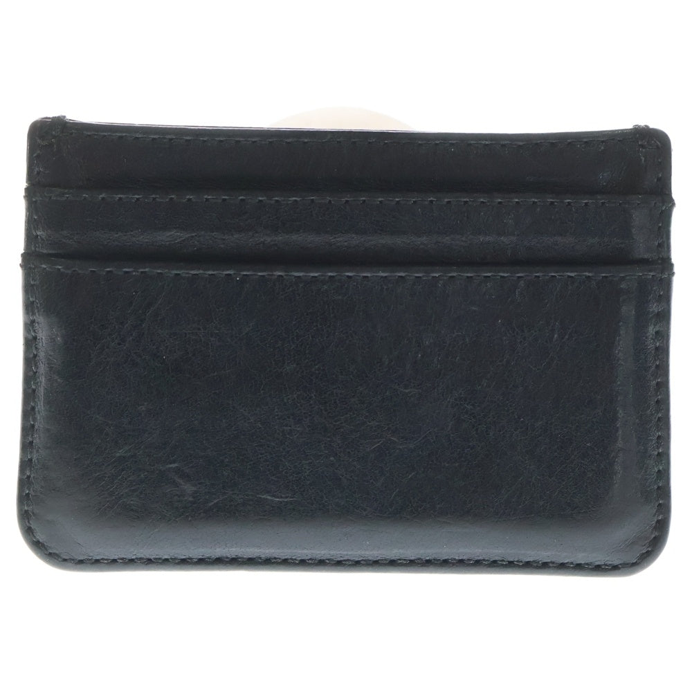 CHROME HEARTS(クロムハーツ) DOUBLE SIDE ダブルサイド スクロールラベル付レザーカードケース