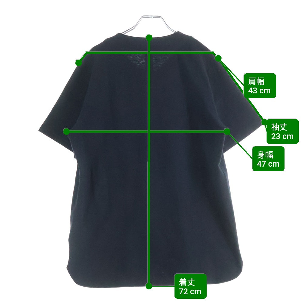 CHROME HEARTS(クロムハーツ) クロスボールボタンCHレザー付ベース