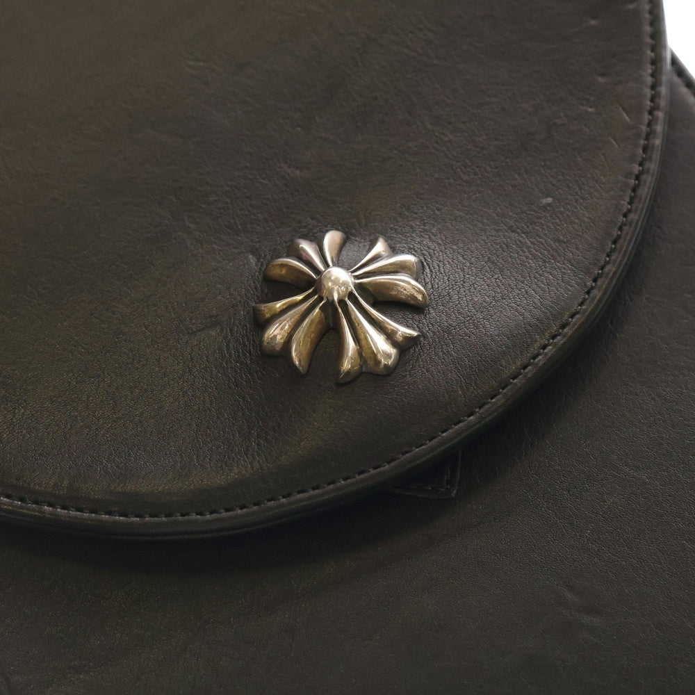 CHROME HEARTS(クロムハーツ) CHプラス装飾2WAYレザーショルダーバッグ ブラック