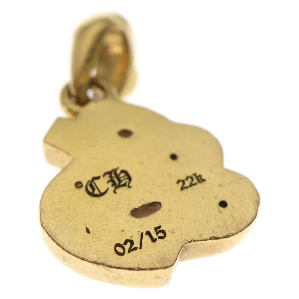 CHROME HEARTS(クロムハーツ) 22K ALPHABET CHARM アルファベットチャーム Sイニシャルチャーム ゴールドネックレストップ