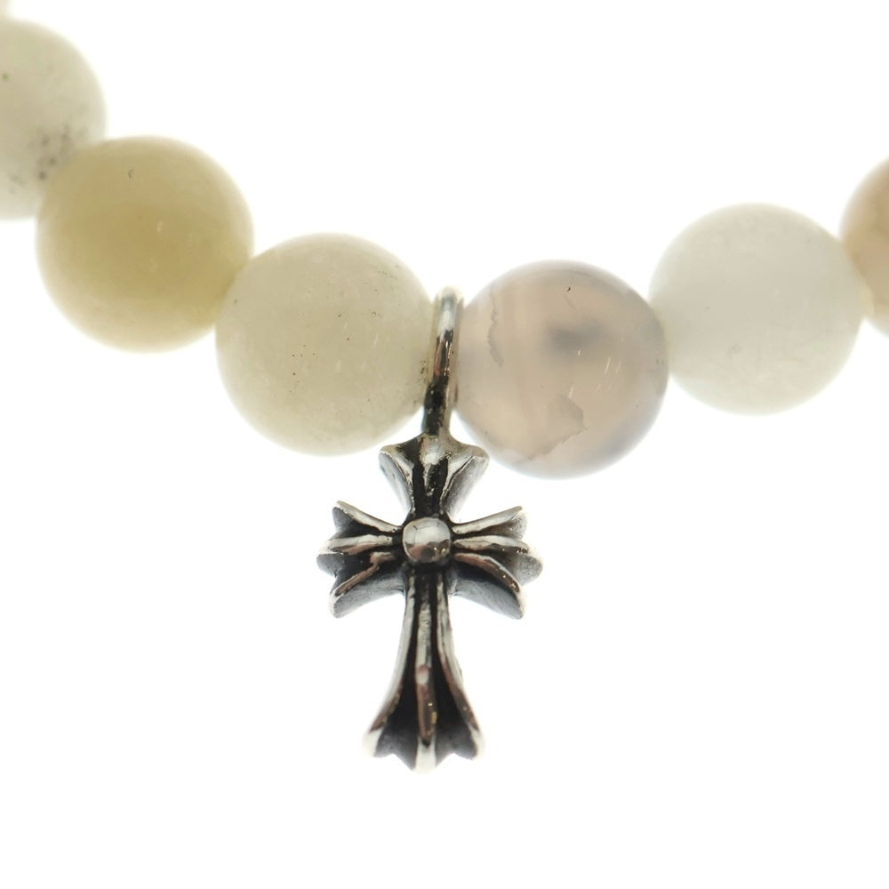 CHROME HEARTS(クロムハーツ) 6mm BEAD 6mmビーズブレス BEAD6mmビーズブレスレット ホワイト/シルバー