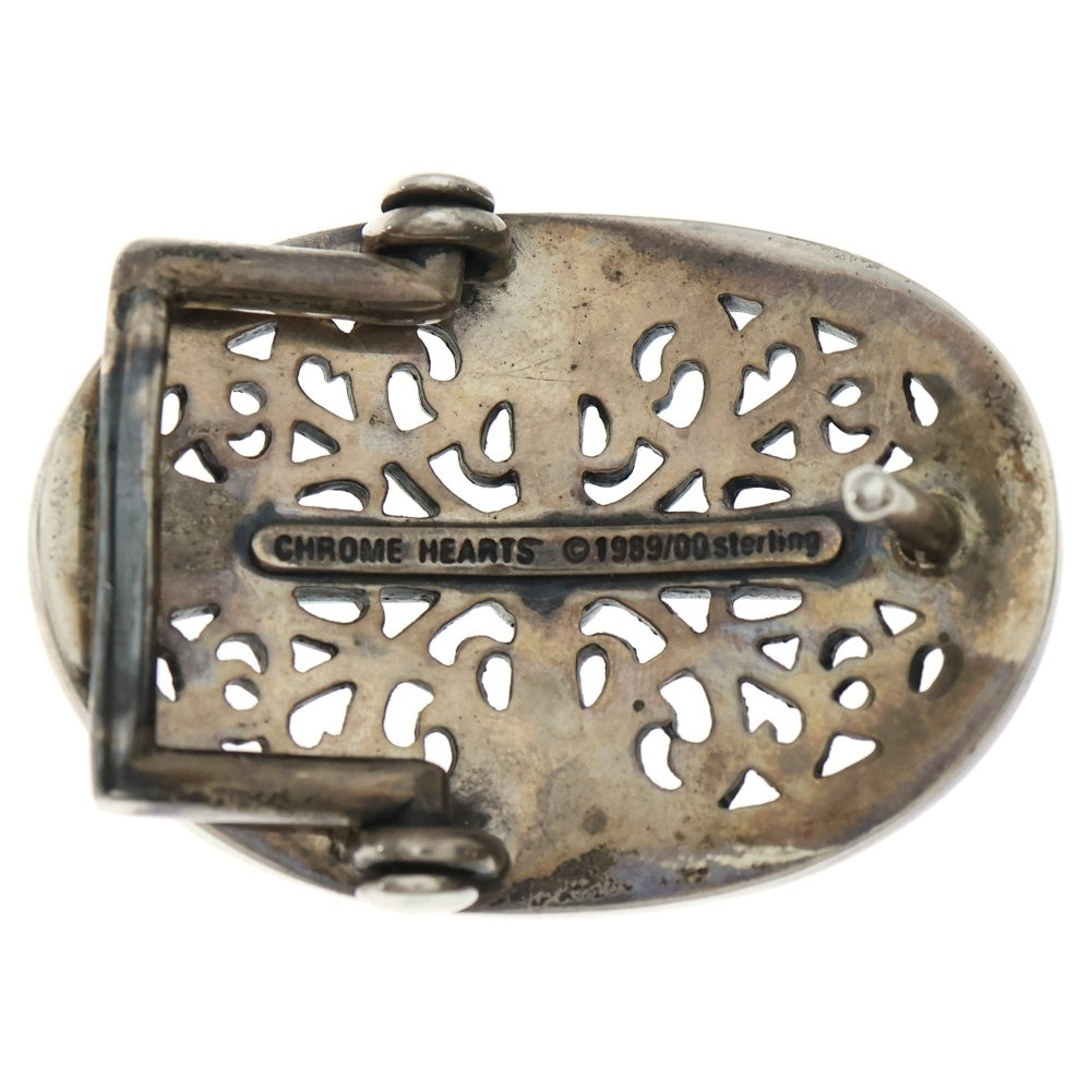 CHROME HEARTS(クロムハーツ) OVAL CROSS STRAP1.0クラシックオーバルクロスバックル シルバー BCA359