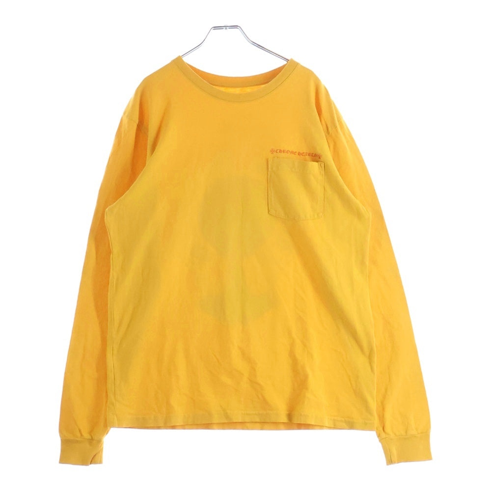 CHROME HEARTS(クロムハーツ) ×MATTY BOY PPO コールミー マスタード クルーネック長袖Tシャツ 長袖カットソー