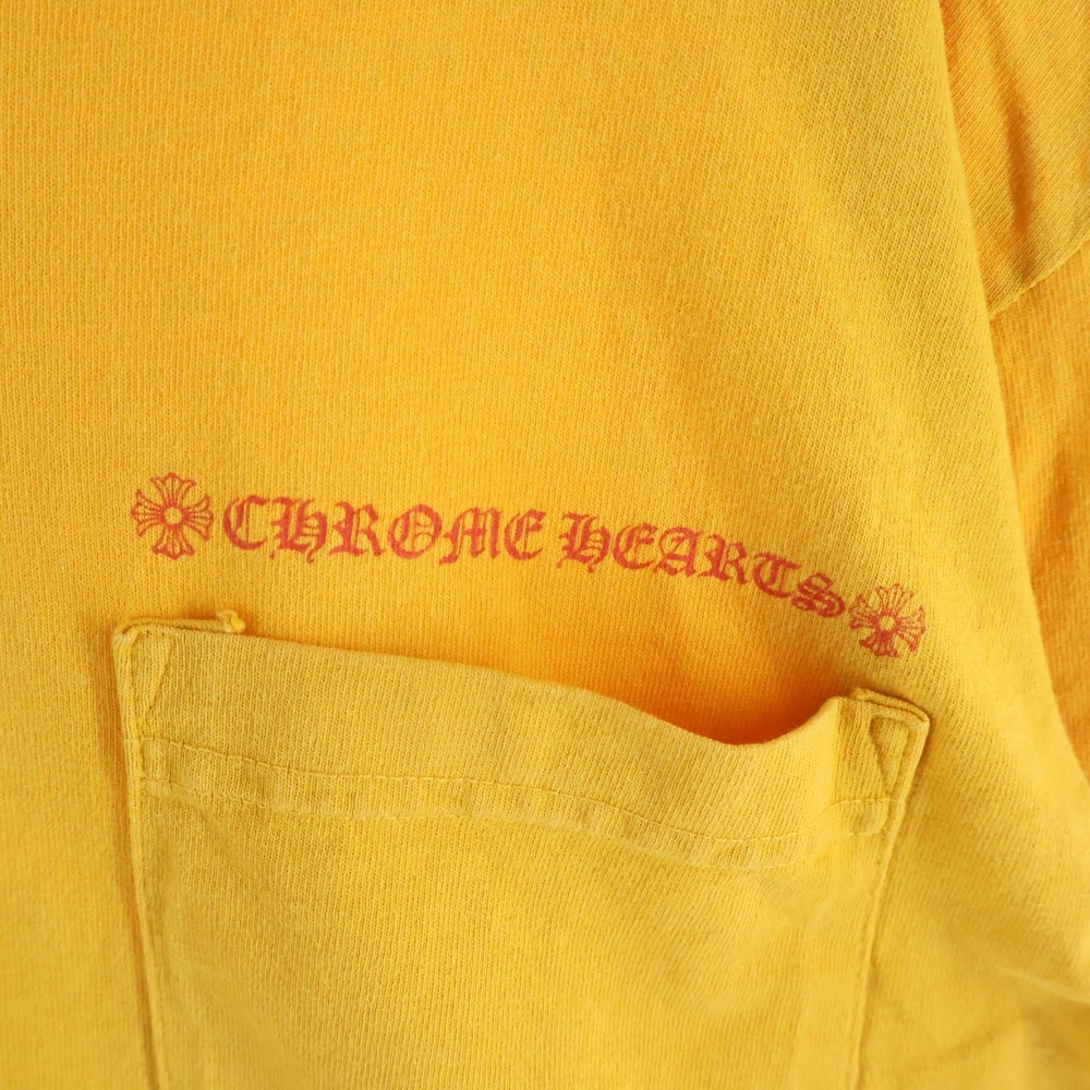 CHROME HEARTS(クロムハーツ) ×MATTY BOY PPO コールミー マスタード クルーネック長袖Tシャツ 長袖カットソー