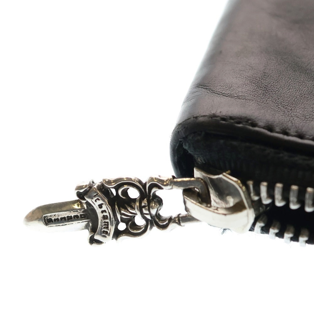 CHROME HEARTS(クロムハーツ) REC F ZIP 3クロス ラウンドジップレザー