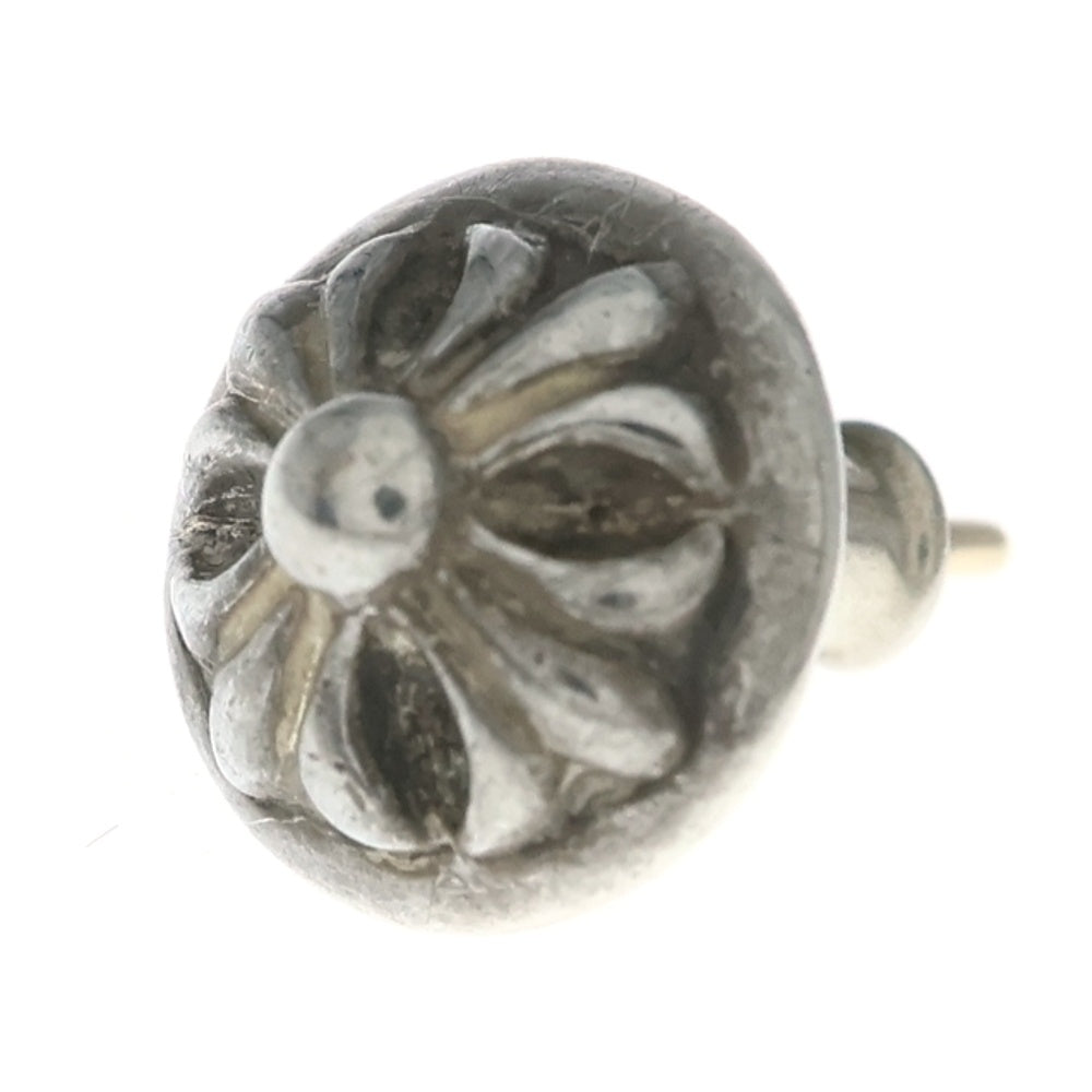 CHROME HEARTS(クロムハーツ) STUD CRSBLL クロスボールスタッドピアス シルバー BCA110