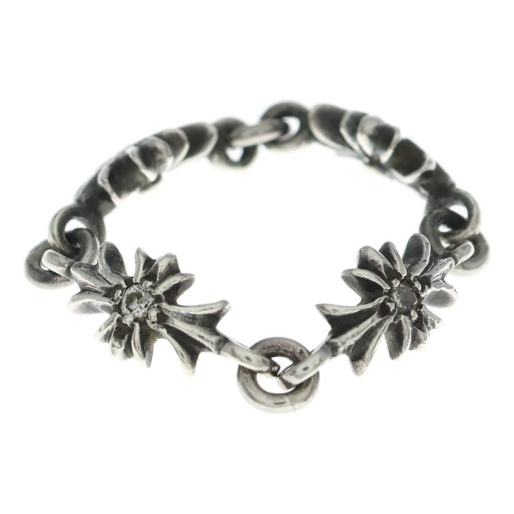 CHROME HEARTS(クロムハーツ) TNY E CH PLS DIA タイニーECHプラス ダイヤ リング シルバー BCA419