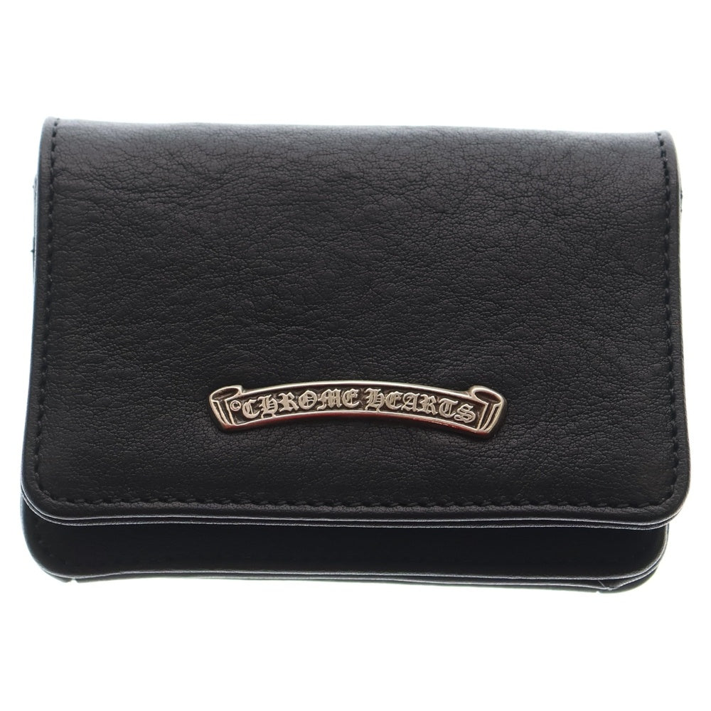 CHROME HEARTS(クロムハーツ) CRD CSE3PKTWDV1 アーチロゴプレート3ポケットレザーカードケース