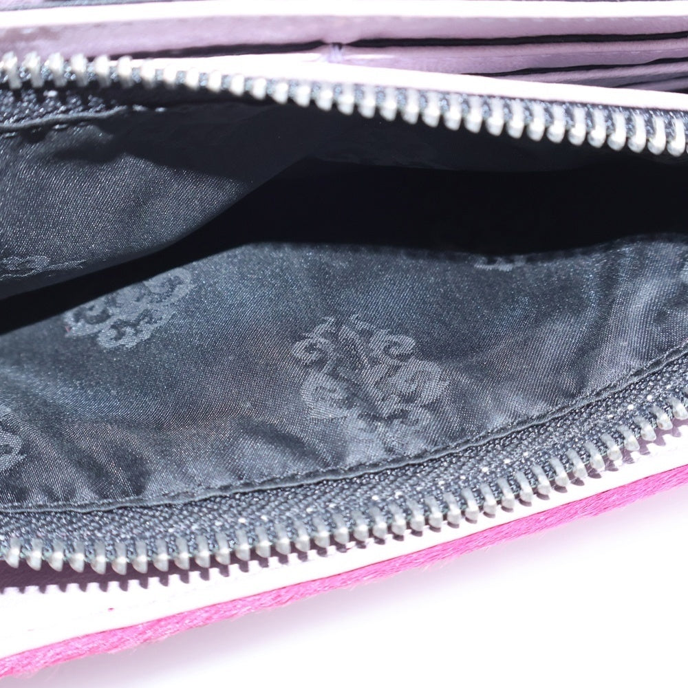 CHROME HEARTS(クロムハーツ) JUDY CROSS BALL ジュディ クロス ボール ボタン ハラコレザーウォレット 長財布