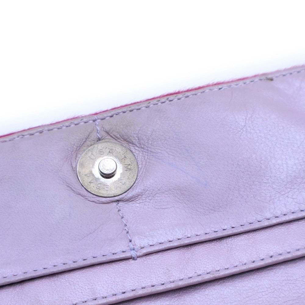 CHROME HEARTS(クロムハーツ) JUDY CROSS BALL ジュディ クロス ボール ボタン ハラコレザーウォレット 長財布