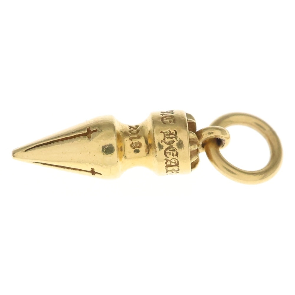 CHROME HEARTS(クロムハーツ) 22K SPIKE CHARM スパイク チャーム ネックレストップ ゴールド