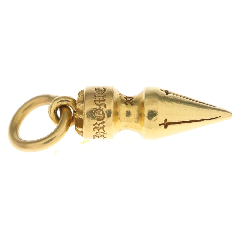 CHROME HEARTS(クロムハーツ) 22K SPIKE CHARM スパイク チャーム ネックレストップ ゴールド