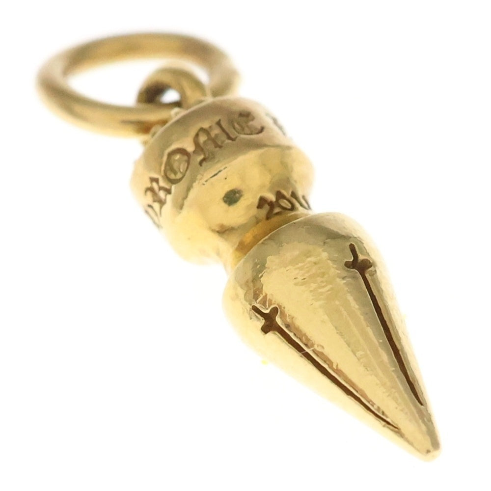 CHROME HEARTS(クロムハーツ) 22K SPIKE CHARM スパイク チャーム ネックレストップ ゴールド