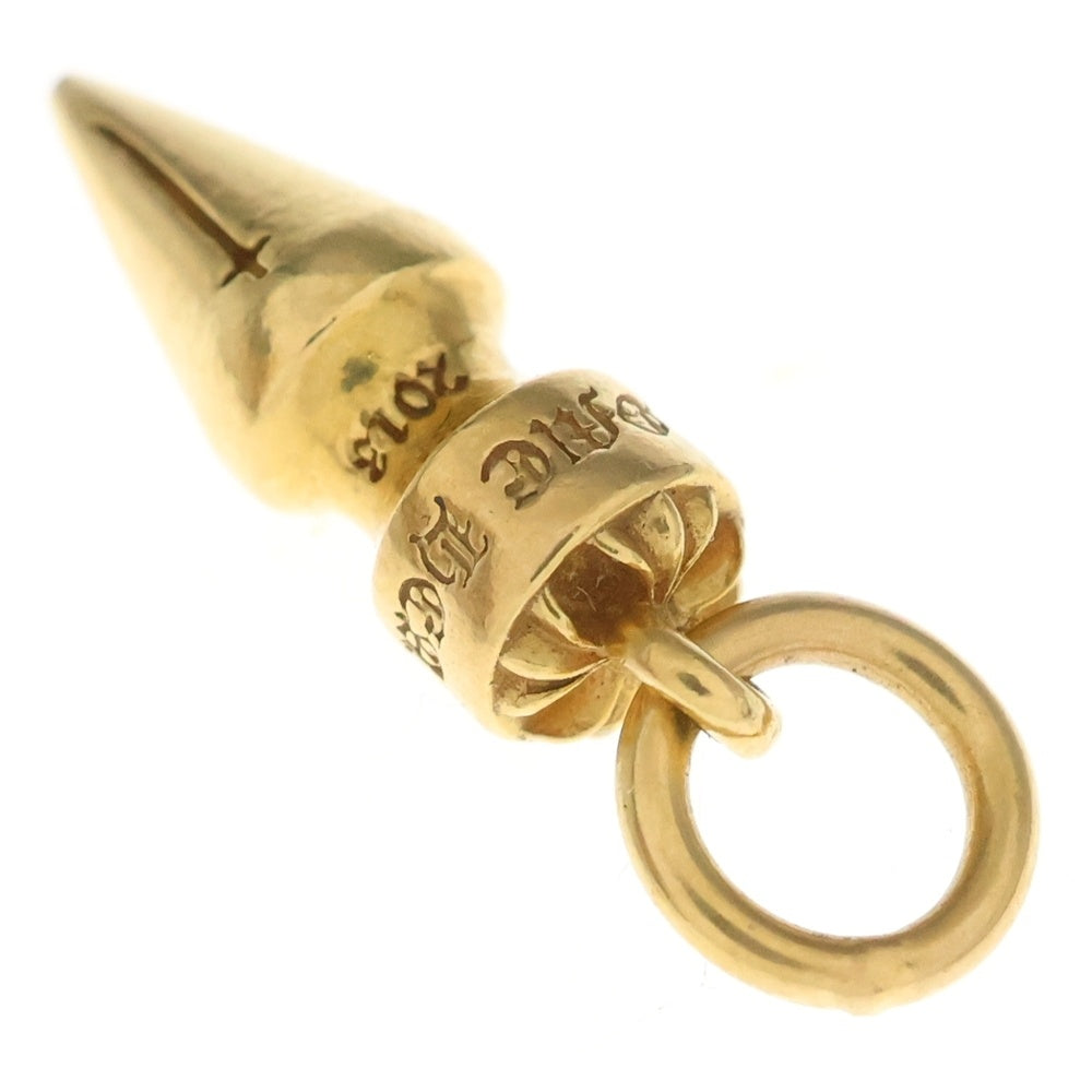 CHROME HEARTS(クロムハーツ) 22K SPIKE CHARM スパイク チャーム ネックレストップ ゴールド
