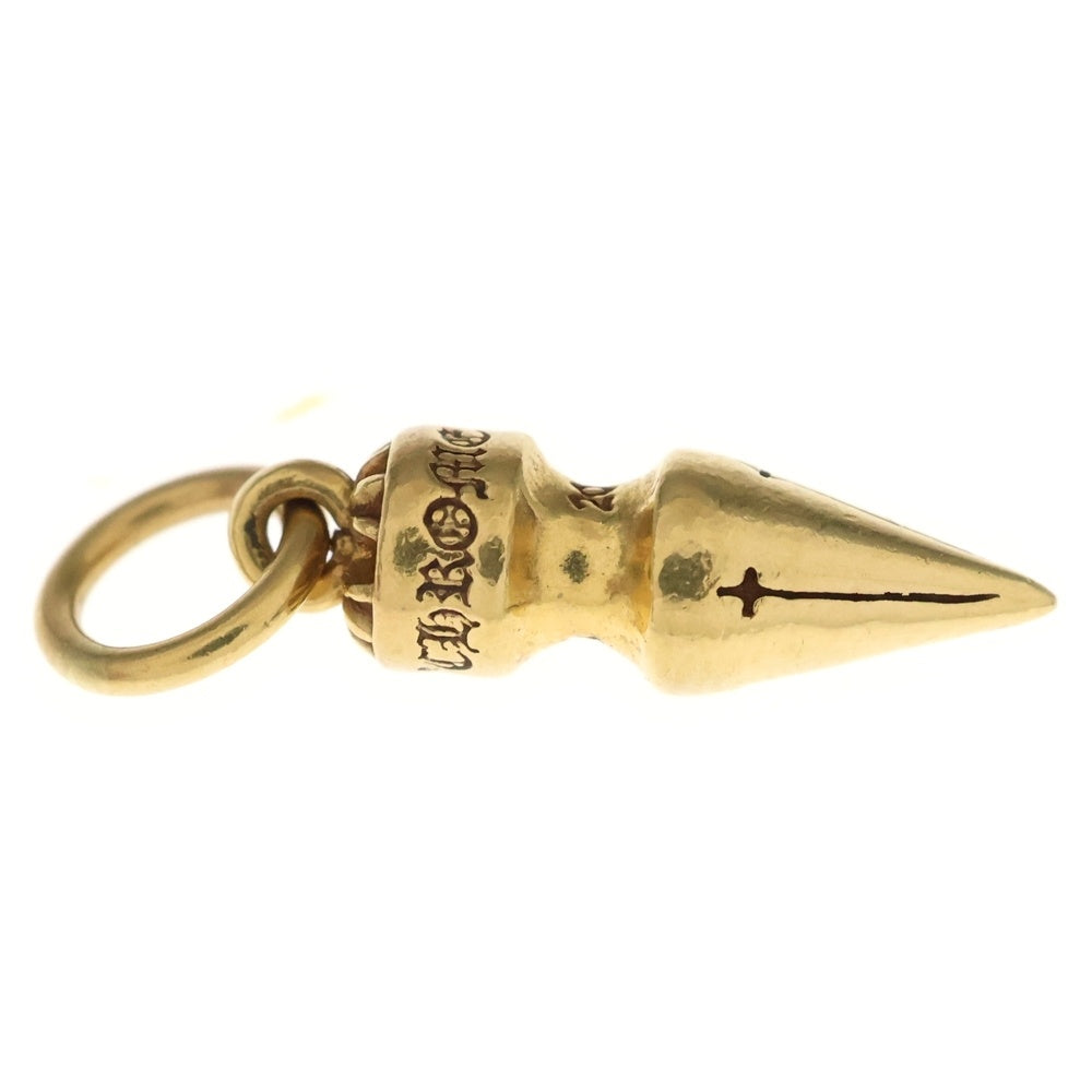CHROME HEARTS(クロムハーツ) 22K SPIKE CHARM スパイク チャーム ネックレストップ ゴールド