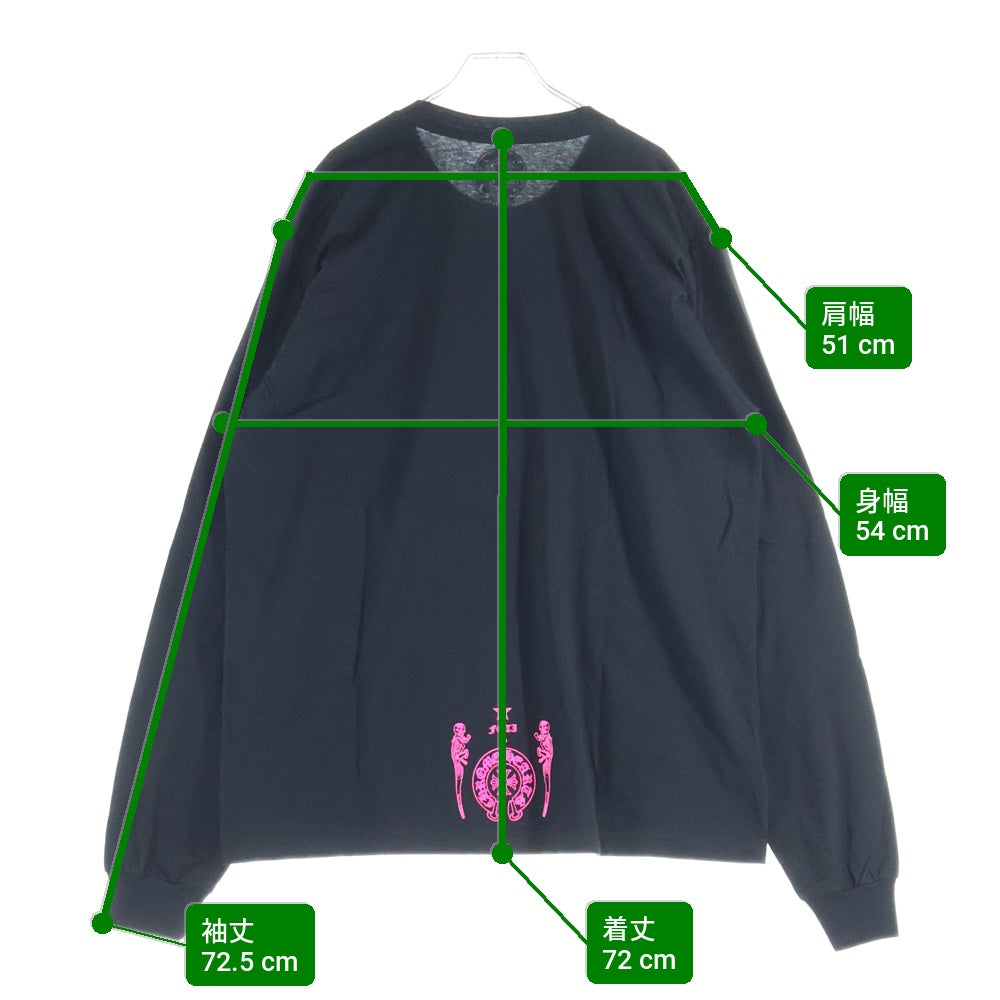 CHROME HEARTS(クロムハーツ) FOTI CH T-SHRT フォティプリントTシャツ ピンク/ブラック